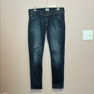 Hudson Jeans Dark Blue Straight Leg Jeans